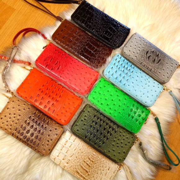 Bundle of 10 Tritexture Single Zipper Wallets - Picture 6 of 10